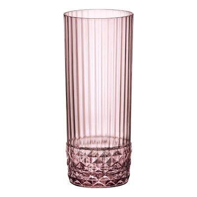 Bormioli Rocco Gläser 400ml 6er Set | America 20s Long Drink Lilac Rose