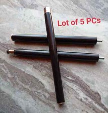 Lot of 5 PCs 3 Fold Black Wooden Walking Stick Cane For Head Handle Only Shaft