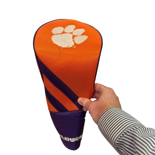 Cache Tête (headcover) Pilote De Golf Team Effort NCAA - Mascotte Grise En Nylon - Neuf Sous Blister