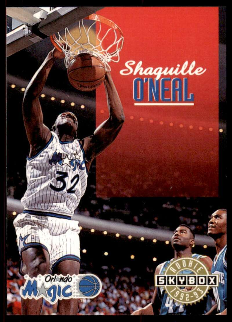 Shaquille O'Neal Rookie Card 1992-93 SkyBox #382 | eBay