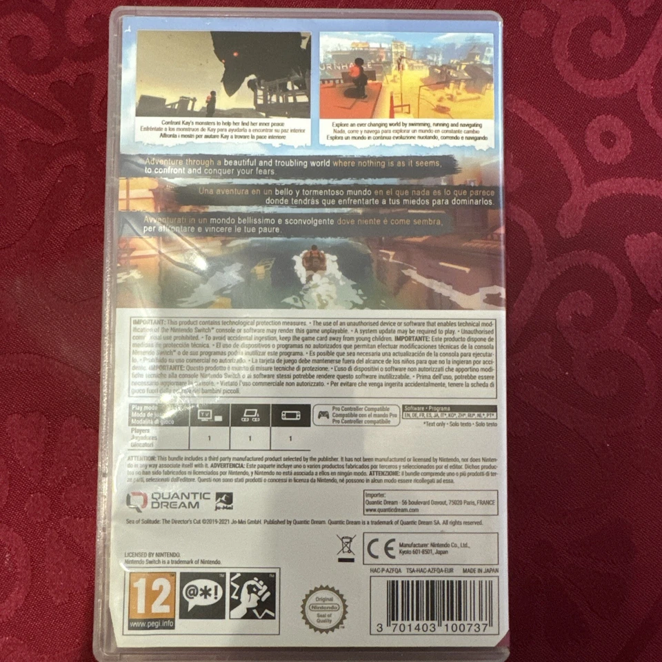 SEA OF SOLITUDE: THE DIRECTOR'S CUT - NINTENDO SWITCH! Usato Come Nuovo!!!, foto 3 di 3