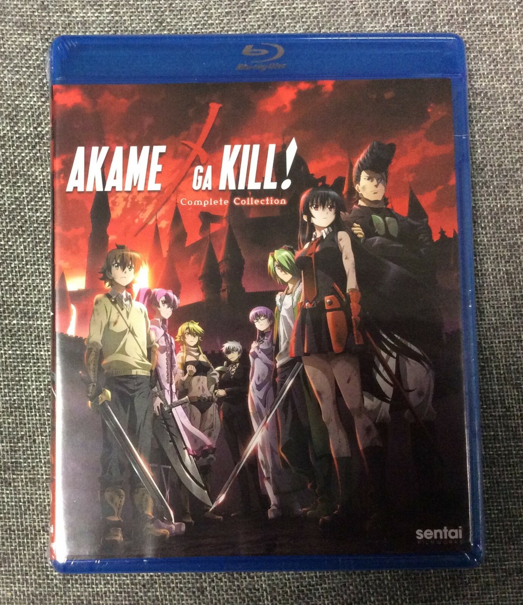 Akame Ga Kill Complete Collection Blu-ray 3-Disc Set BRAND NEW