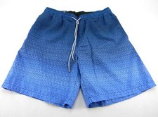 Kirkland Men's Comfort Waistband Swim Shorts Size M Blue Ombre