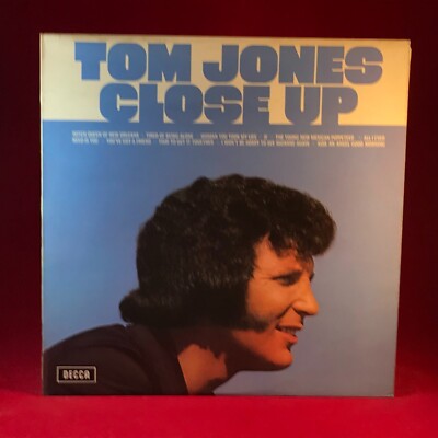 TOM JONES Close Up 1972 UK vinyl LP The Young New Mexican Puppeteer original