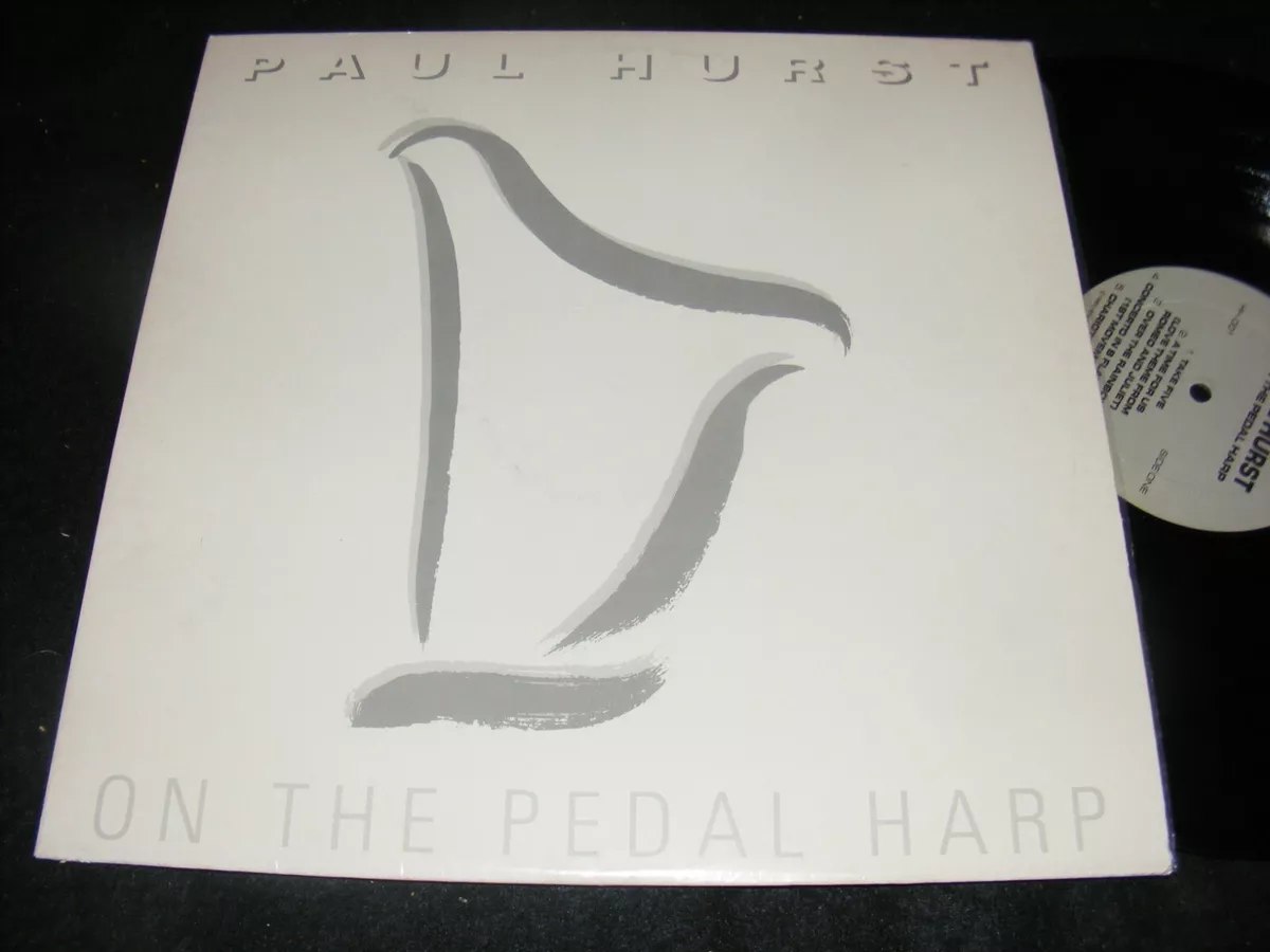 Private Small Label LP PAUL HURST On The Pedal Harp AUTOGRAPHED
