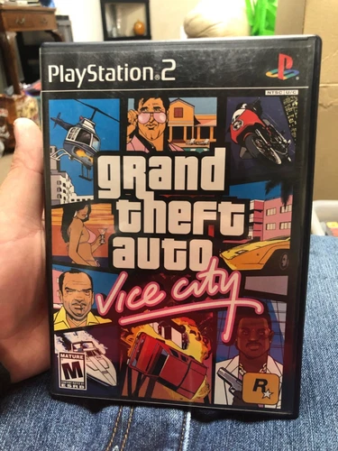 Grand Theft Auto: Vice City (Sony PlayStation 2, 2002) - CIB Including Poster