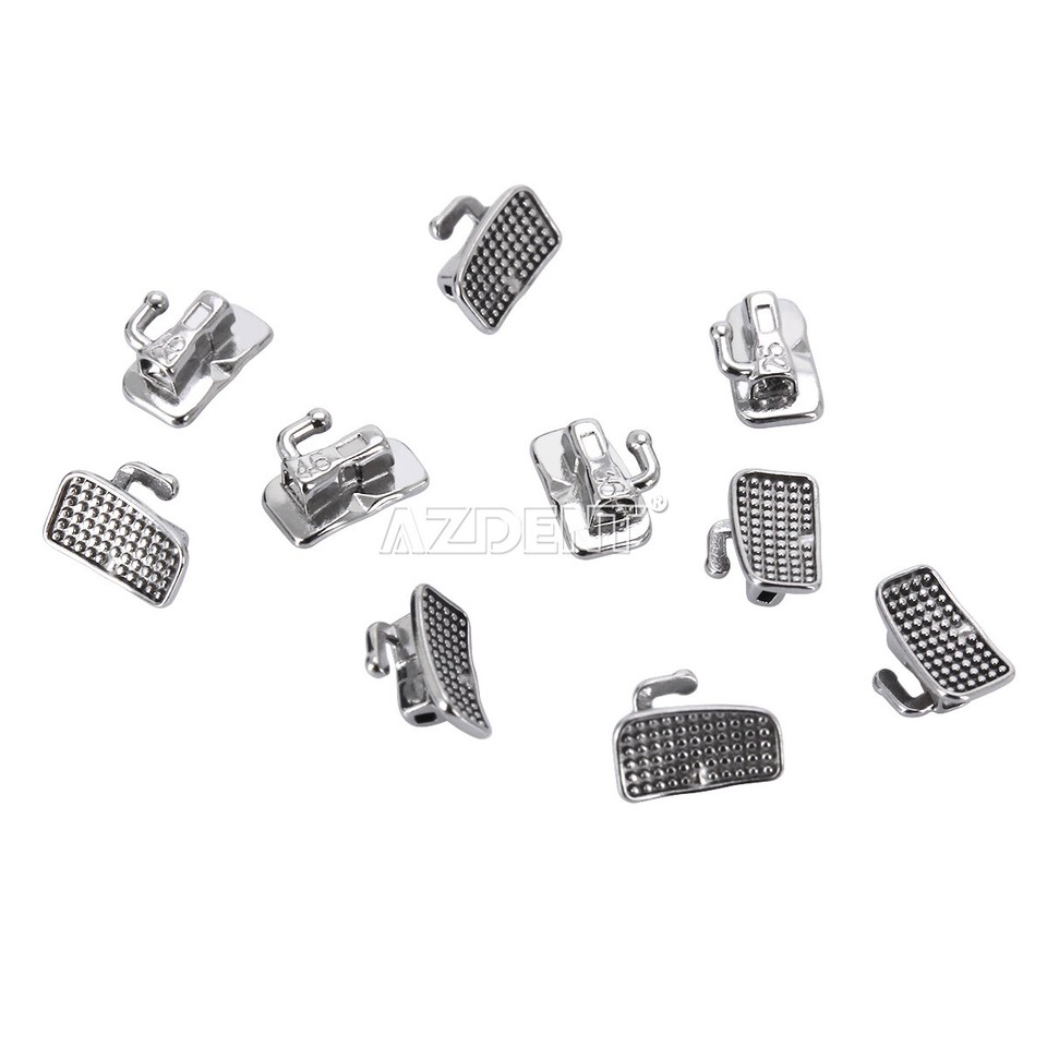 50 Sets Dental Orthodontic Buccal Tubes - 022 Slot, 1st/2nd Molar, MBT/Roth Style, AZDENT Brand