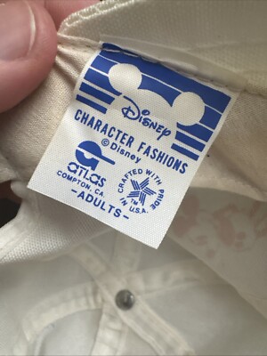 Vintage Atlas Disney Character Fashions Pink & White Mickey  display picture 3