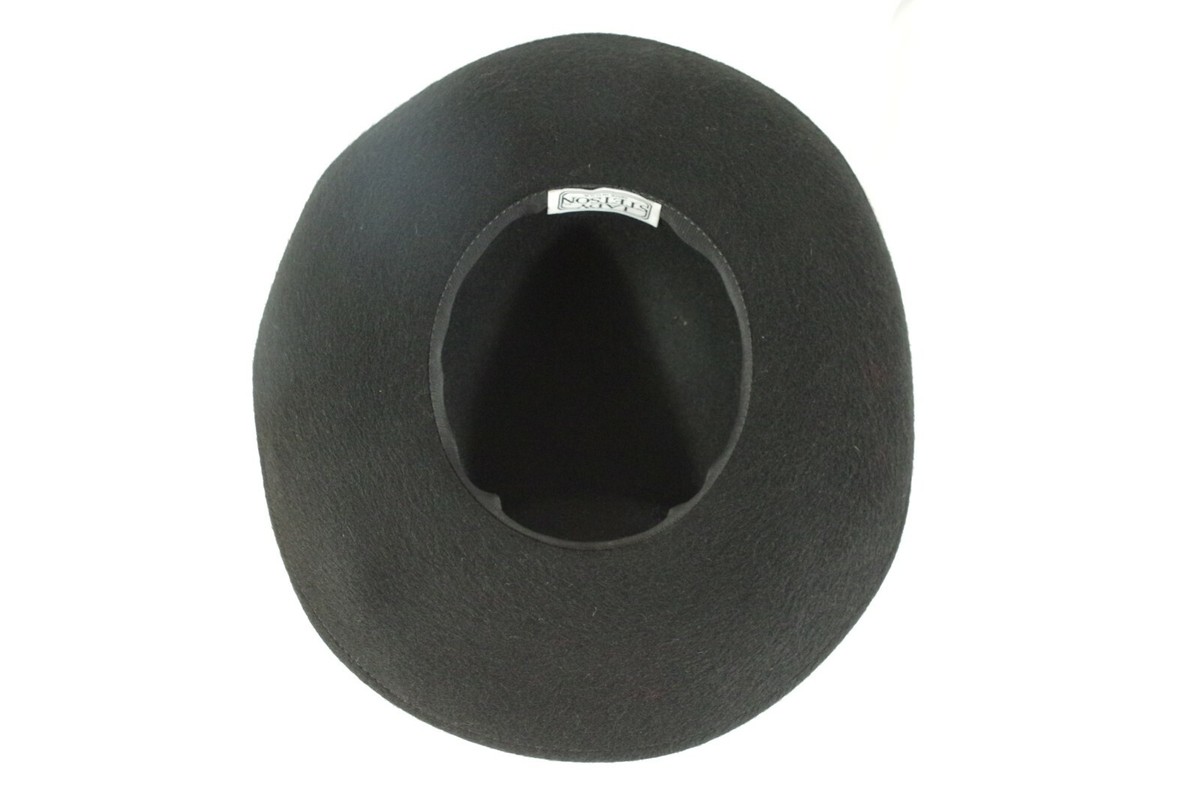 Vintage Lady Stetson Wool Felt Black Hat Made in USA | eBay display picture 1
