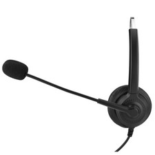 Noise Cancelling Call Center Headset Comfortable Wearing Telephone Headset