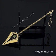 1/12 6.29'' Metal Ancient Long Spear Lance Halberd Weapon For 6'' Action Figure 