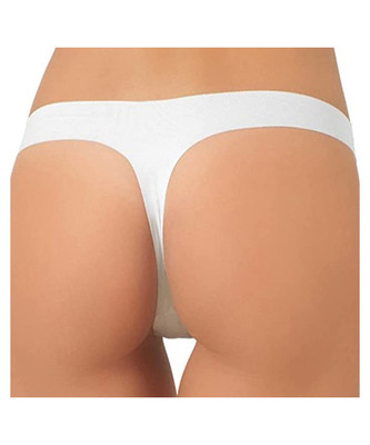 Jadea Pack da 3 Perizoma 8002 Taglio Laser In Cotone Elasticizzato Bianco