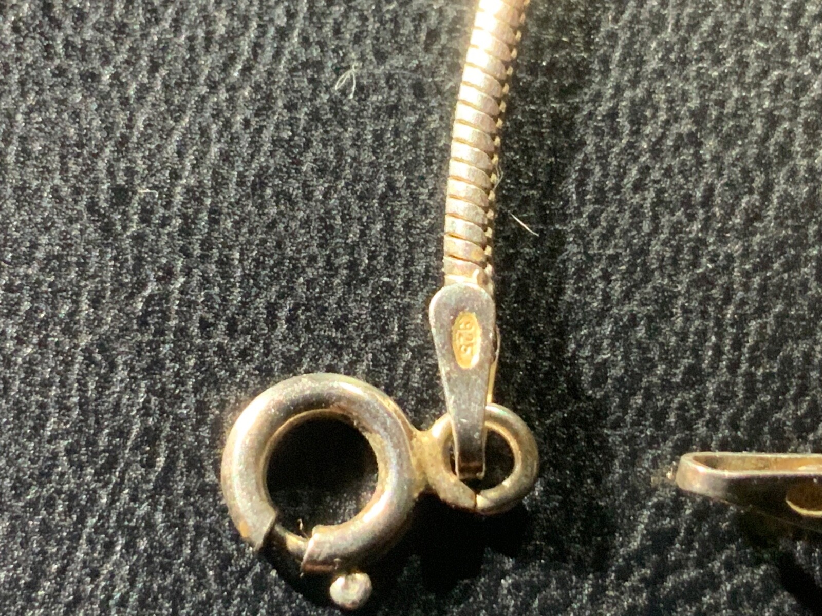 SOLID STERLING SILVER SMOOTH SNAKE CHAIN NECKLACE… - image 3