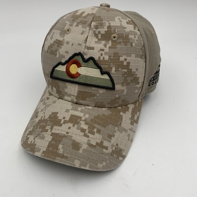Todd Creek Golf Club Hat Colorado Desert Digital Camo Strap Back
