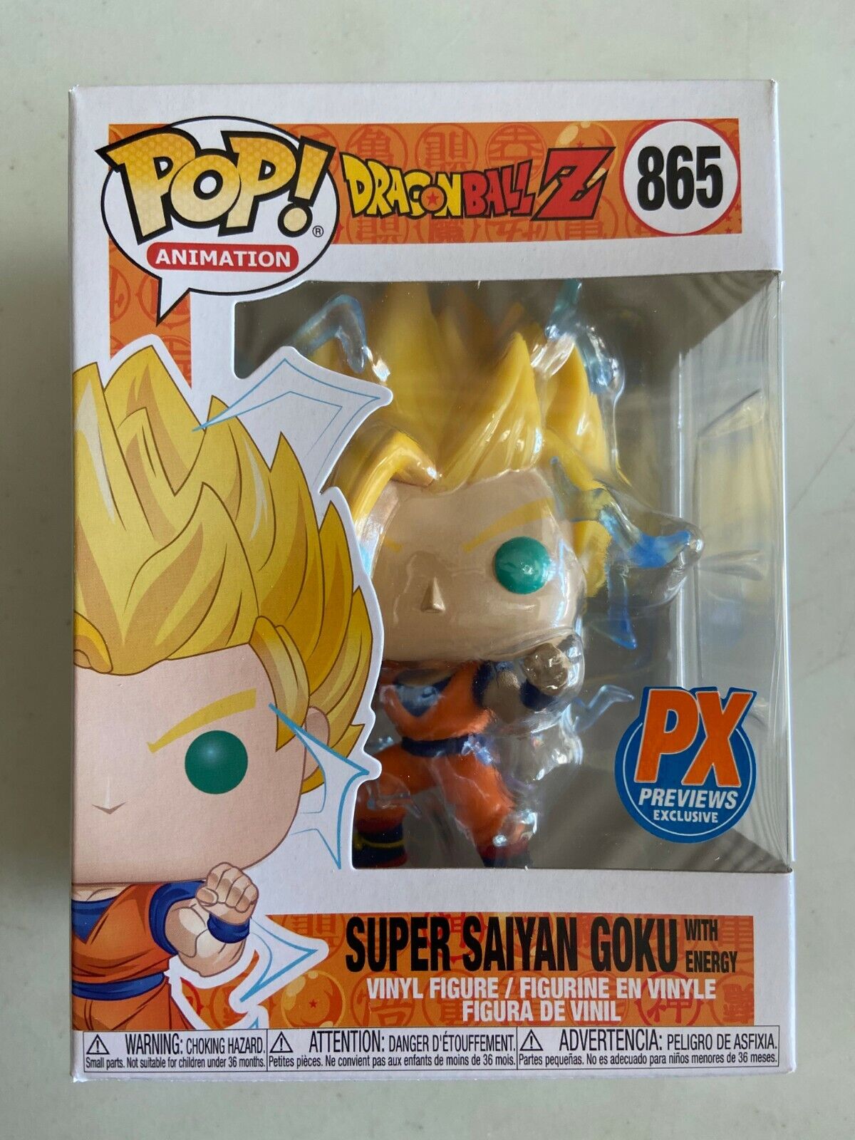 Funko Pop Dragon Ball Z Super Saiyan 2 Goku With Energy PX