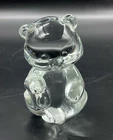 Clear Glass Fenton Bear Figurine
