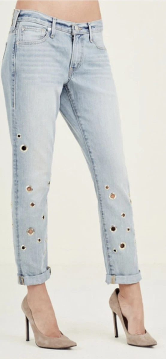 True religion cameron store slim boyfriend jeans