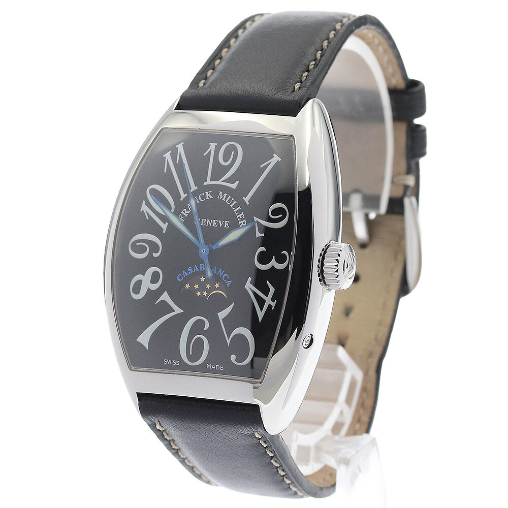 か*）様 Rickenbackerタイプ ノーブランド 中古　ジャンク FRANCK MULLER Casablanca Luna 7880CL black Dial Automatic Men's