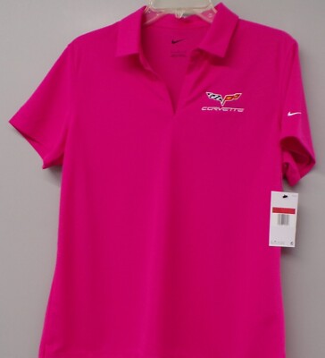 Chevrolet Corvette C6 Nike Dri-Fit Ladies Embroidered Polo Shirt S-2XL Chevy New
