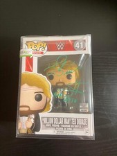 Ted DiBiase Signed WWE Funko Pop Vinyl Action Figure Million Dollar Man Beckett