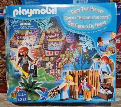 RARE-Playmobil 4212 Fairy Tale Magical Woods  Hanse & Gretel Story Book-NEW-VHTF