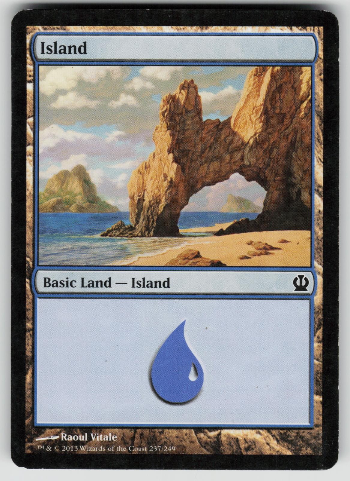 Island (237) 237 Theros Magic: The Gathering Land MP