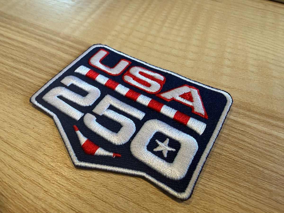 NFL USA 250th Anniversary Patch Red White Blue New 250 Super Bowl
