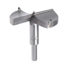 Wood Boring Drill Bit 80mm Forstner Hole Saw Carbide Hexagon Shank Cutting Hinge