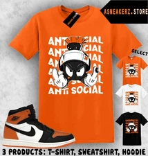 Shirt Match AJ 1 High OG Shattered Backboard Sneaker Matching Anti Social Marvin
