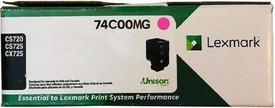 Lexmark Magenta Return Program Toner Cartridge for US Government, 3000 Yield (74
