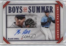 2020 Panini Chronicles Boys of Summer Holo Silver 3/10 Blake Snell Auto ez6