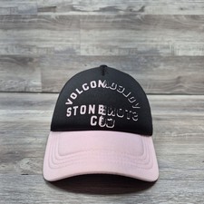 Volcom Stone Co Hat Cap Youth Kids Adjustable Snapback Trucker Meshback