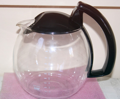 Krups Crystal Arome Replacement 10 Cup Coffee Carafe Black 466 467 398 458