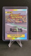 2025 Topps Chrome F1 Gabriel Bortoleto 1975 Speed Wheels #75-KICK (RC)