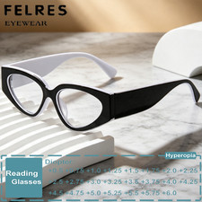 Women Cat Eye Anti Blue Light Reading Glasses Thick Frame Various Styles Glasses