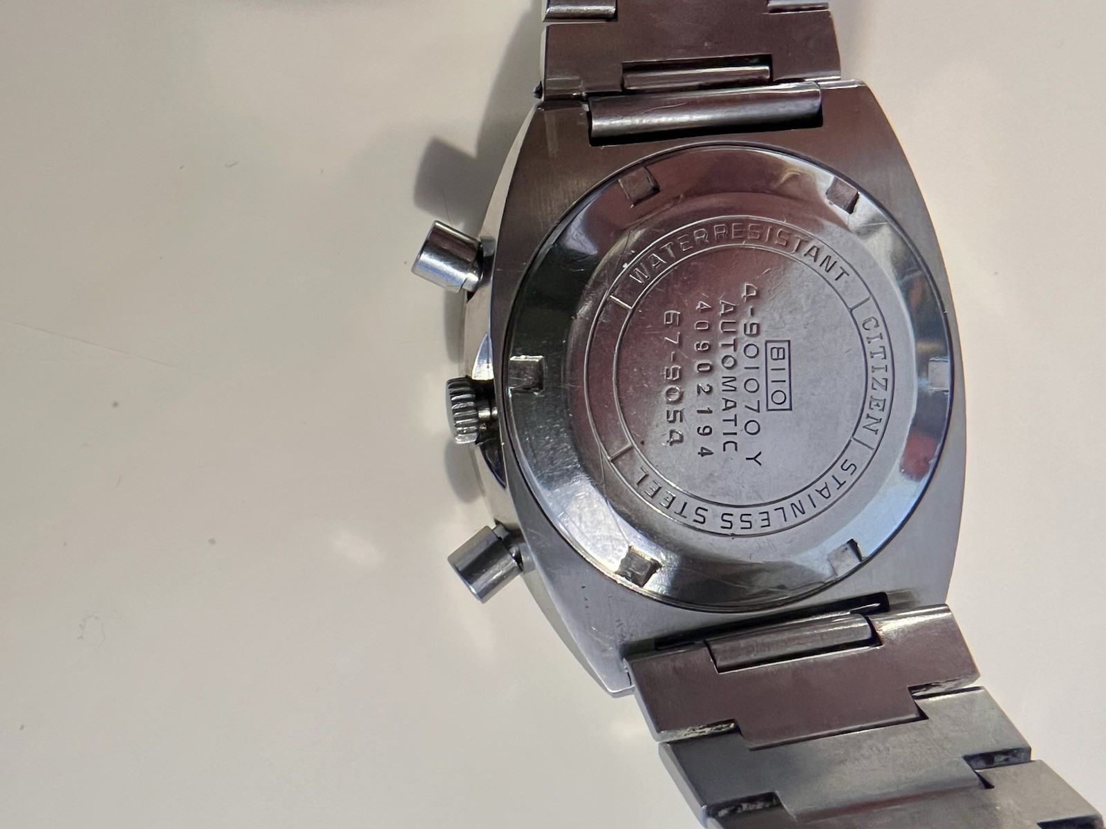 Citizen Chronograph Flyback Automatic TV Case 67-… - image 5