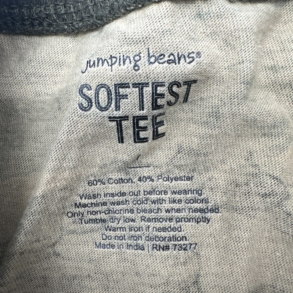 Jumping Beans Softest Tee T-Shirt Youth Boy Size 7 Camouflage Aop Green..#32831 - Image 3 of 4