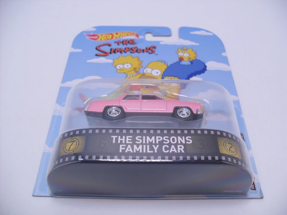 2017 Mattel Hot Wheels HW Retro Culture The Simpsons Family Car RR Spectraflame - Image 2 of 4