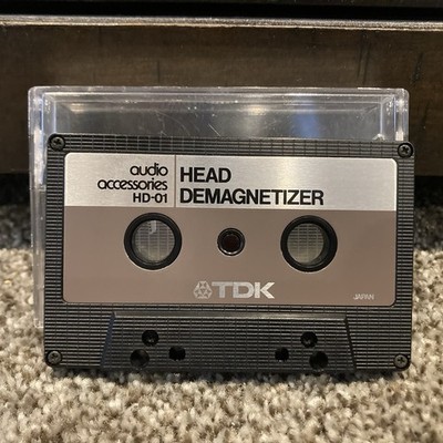 TDK Audio Accessories HD-01 Cassette Tape Head Demagnetizer Made in Japan