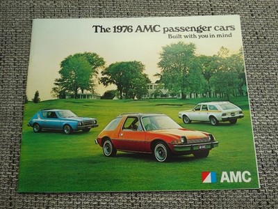 AMC Pacer Gremlin Hornet Matador Prospekt Brochure English 1976 selten rare