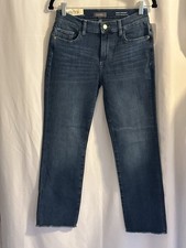 DL1961 Mara Straight Leg Mid Rise Instasculpt Ankle Blue Denim Jeans Size 28