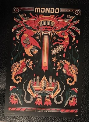 Mondo Poster Print 12x18 Killer Crab SDCC Panel Exclusive NM