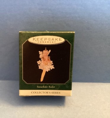 Hallmark Ornaments Miniature Snowflake Ballet 2ND in Series New in Box
