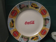 Vintage Gibson Coca Cola  Ceramic Serving Plate 11.5" Wide