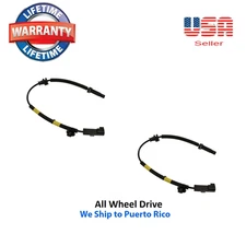 2 ABS Wheel Speed Sensor Rear Right & Left Fit: Ford Fusion 2013-2018 AWD