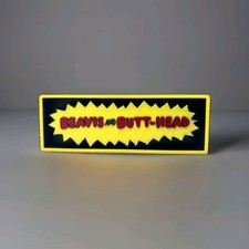 Beavis und Butthead Logo Schild 16cm Nerd Kult Sammlung Beavis und Butt-head MTV