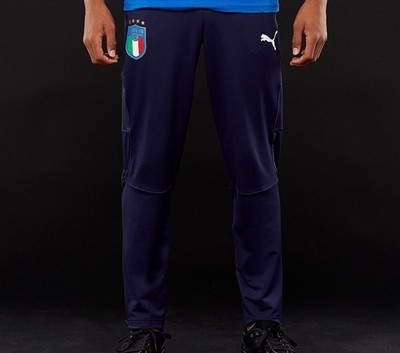 2018-20 Puma Italy Training Football Pants Soccer 752320 10