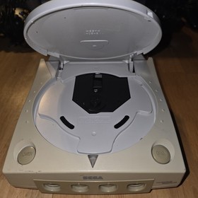 Sega Dreamcast Console White HKT 3020 With Power Cord, 2 Games, Tested Working 