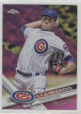 2017 Topps Chrome Pink Refractor Kyle Hendricks #19 0u7
