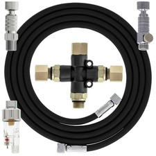 Essential Accessories Kit 6ft Braided Airbrush Hose Mini Filter 3-Way Splitter